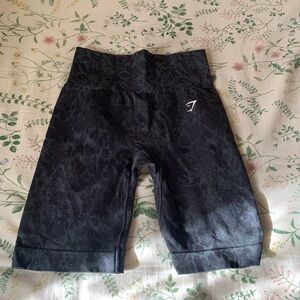 Gymshark Dark Patterned Athletic Shorts